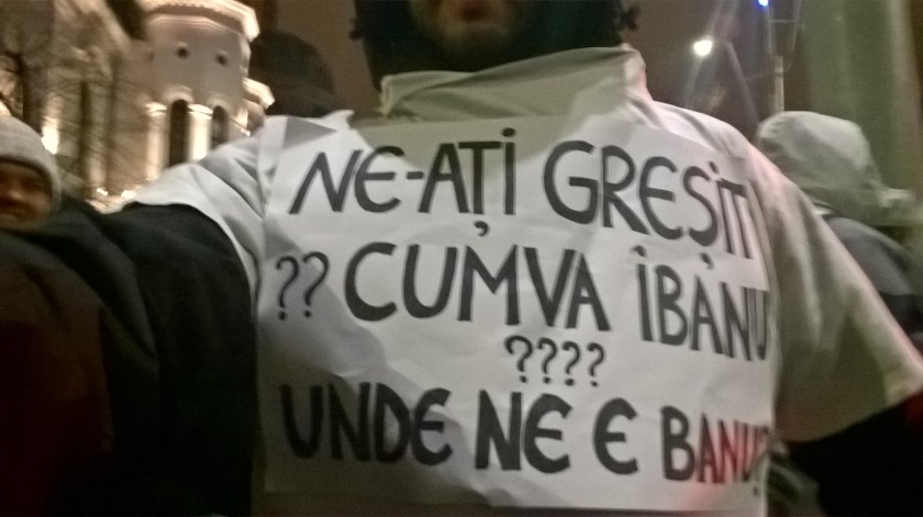 Banii, bosz Soroș, unde mi-s banii?